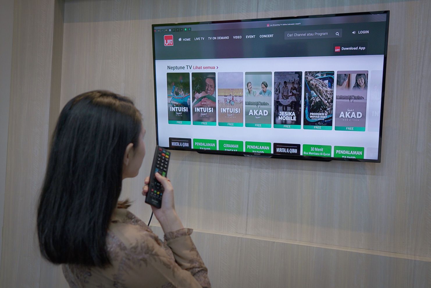 podiumnews.com-Neptune TV KKP Kini Hadir di IndiHome TV